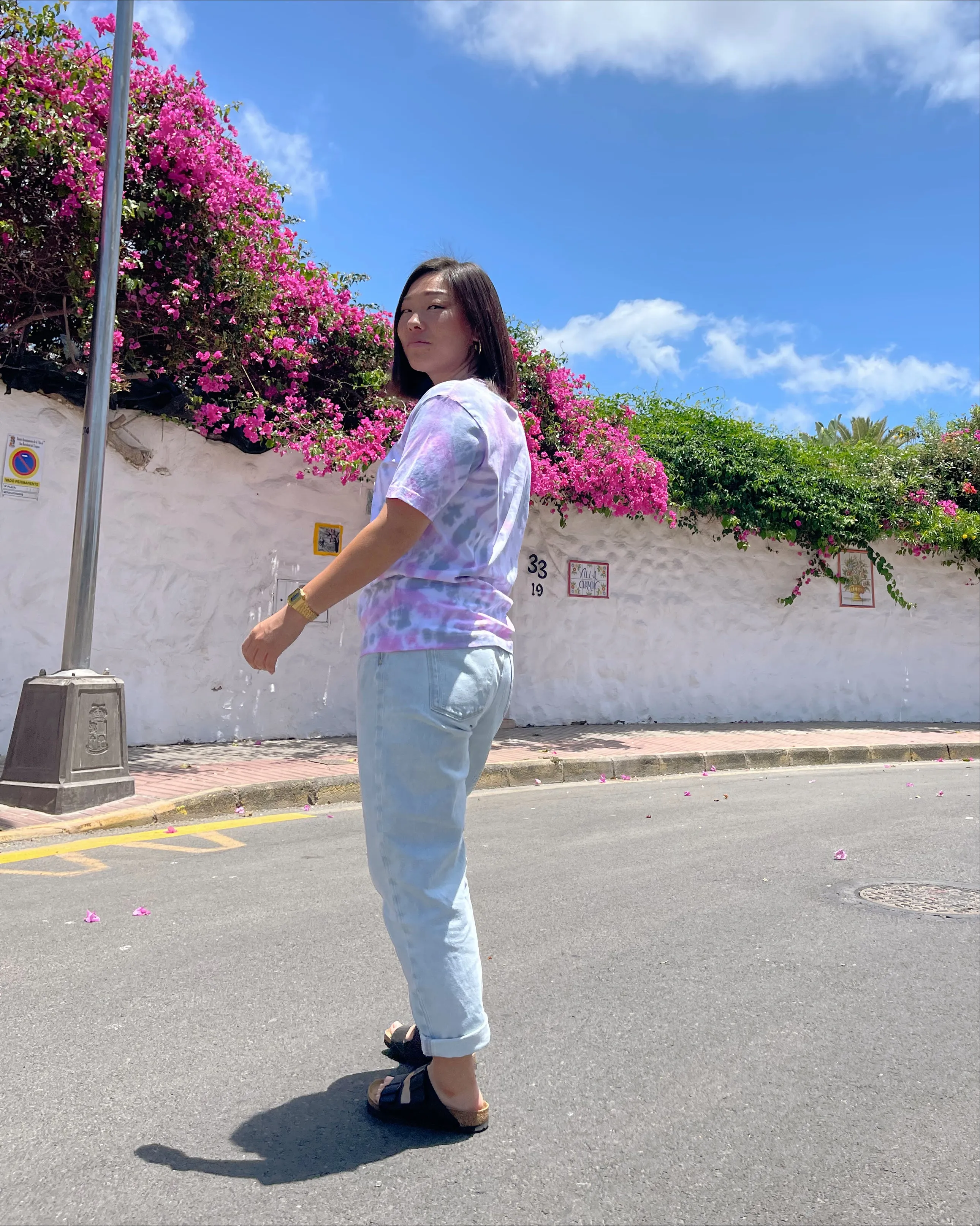 BONAIRE - Tie Dye Organic Cotton T-shirt