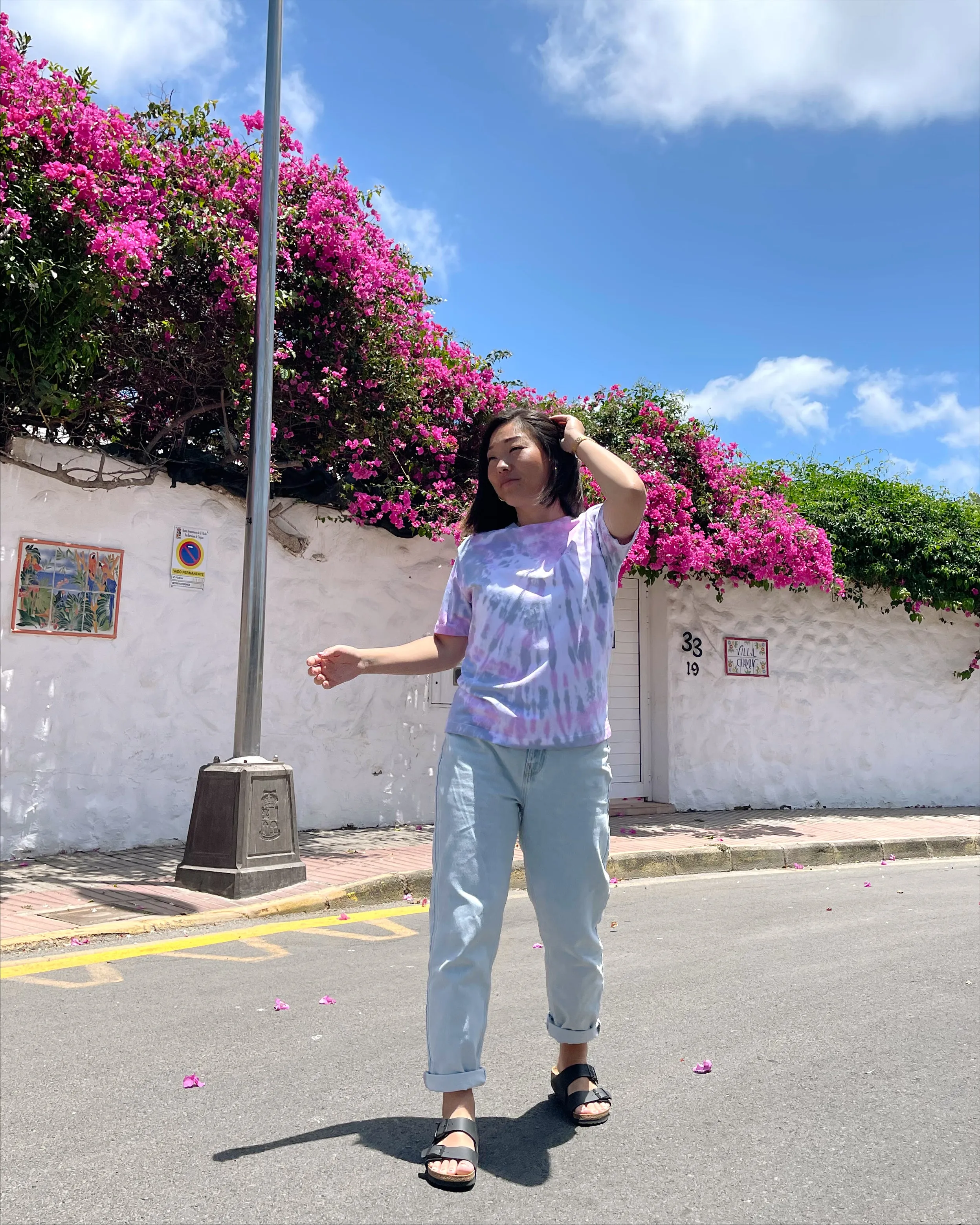 BONAIRE - Tie Dye Organic Cotton T-shirt
