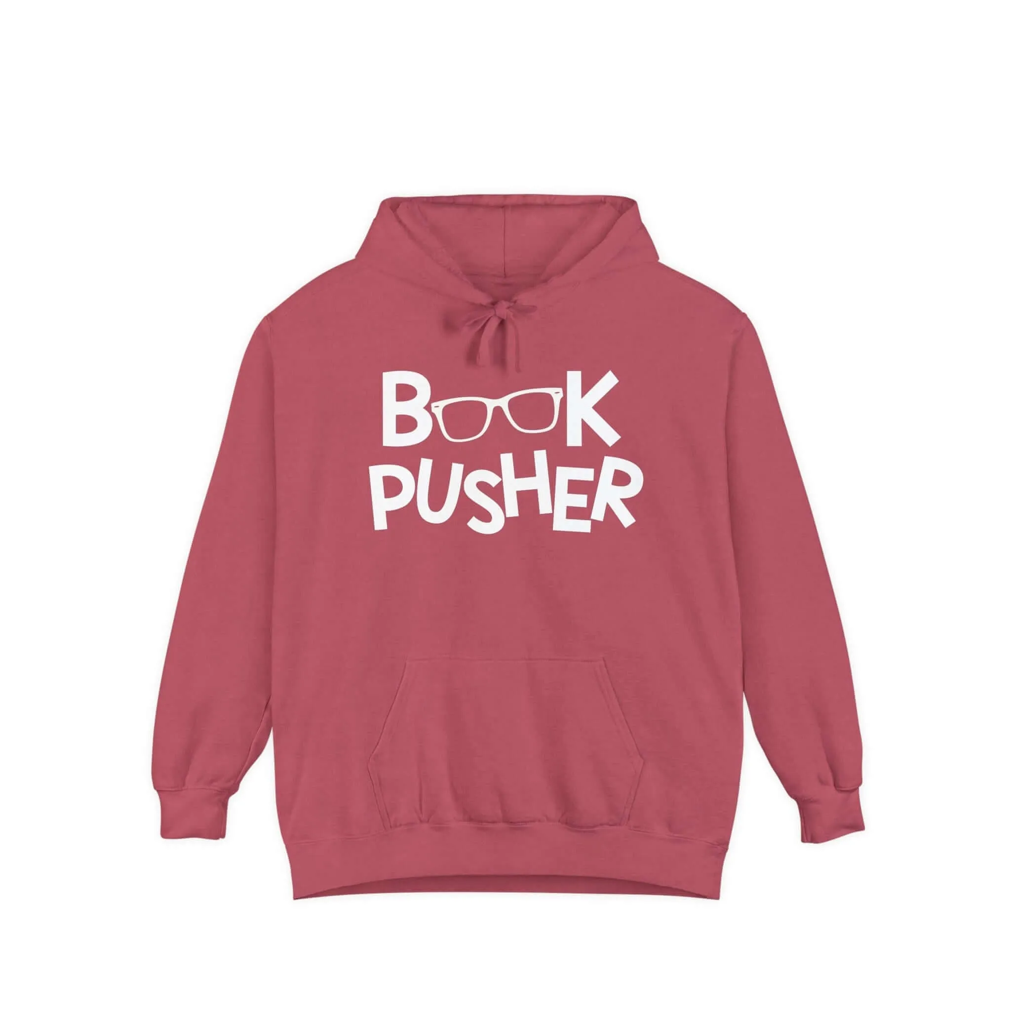 Book Pusher Unisex Garment-Dyed Hoodie