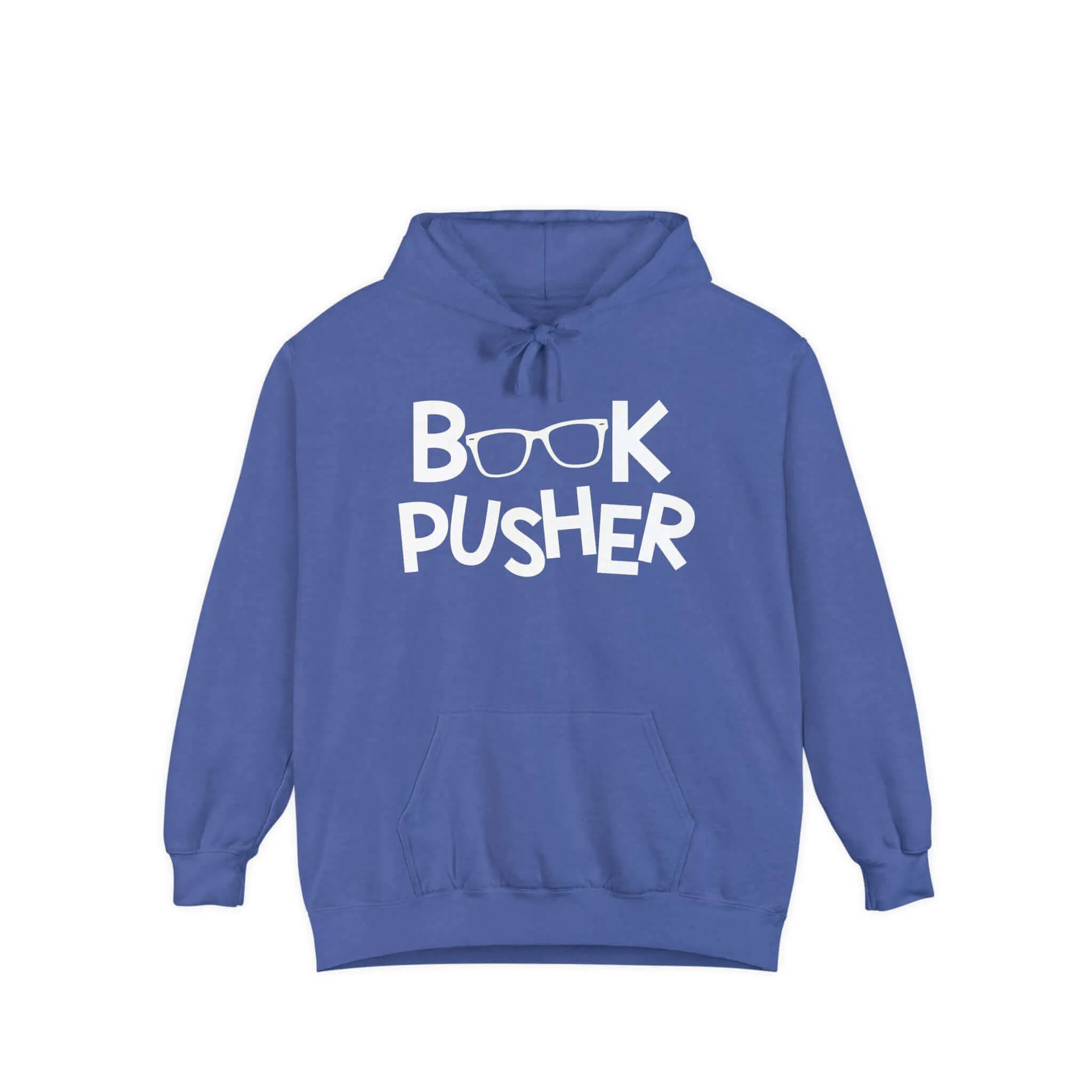 Book Pusher Unisex Garment-Dyed Hoodie