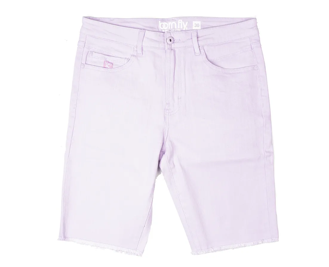BORN FLY DENIM SHORTS ORCHID - 2305D4734
