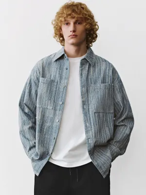 Bottom Up Loose Denim Shirts