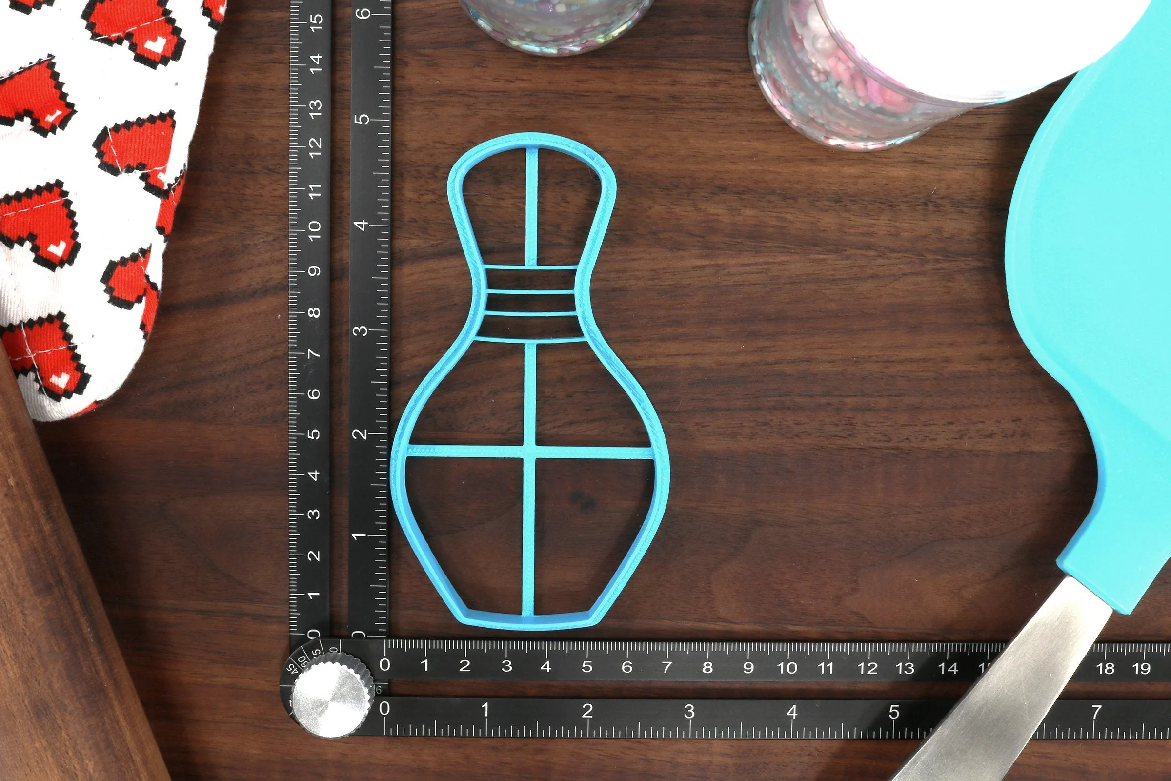 Bowling Cookie Cutters - Bowling Ball, Bowling Pin, Bowling Shirt, Bowling Shoe