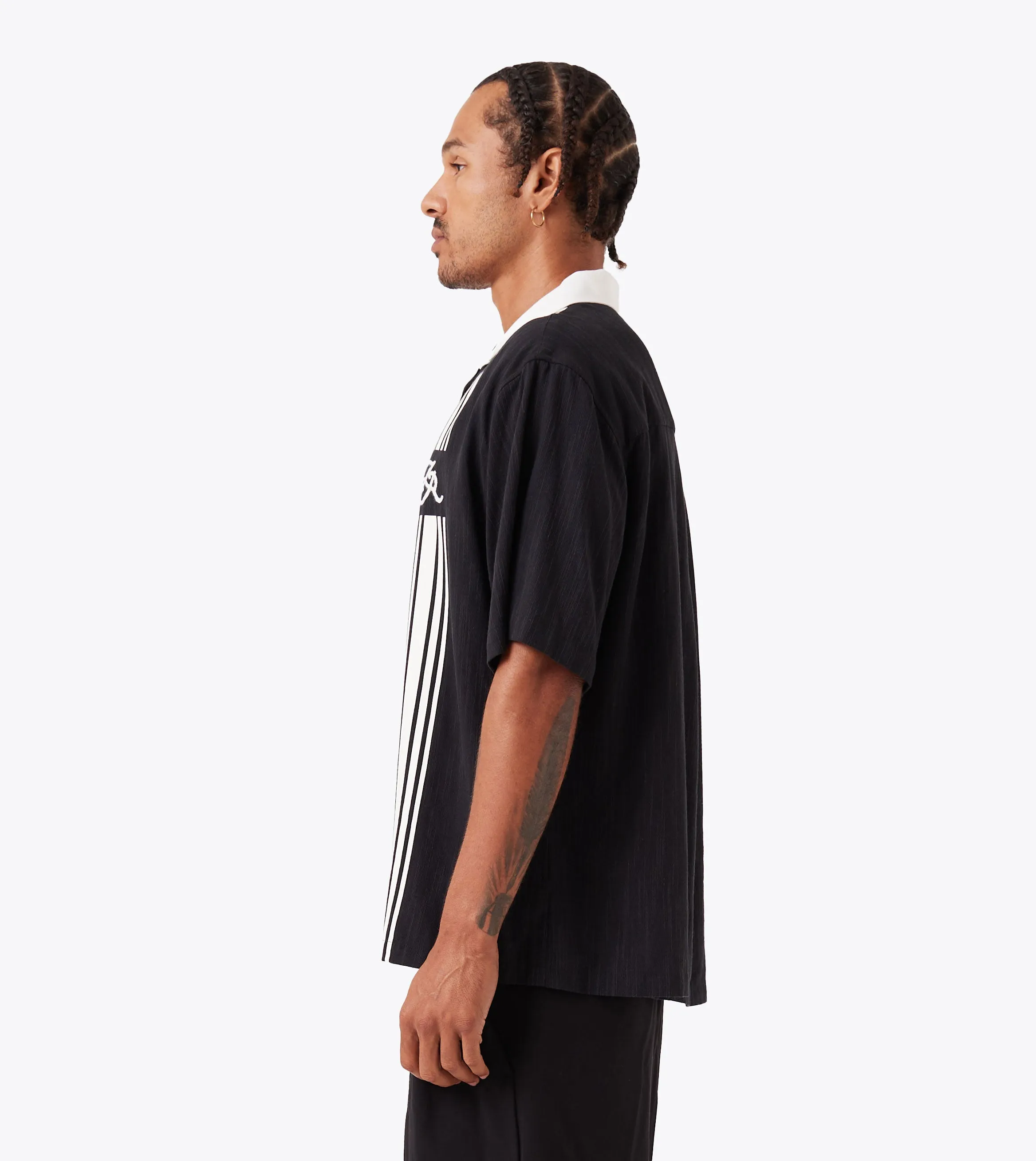 Bowling SS Shirt Black/White