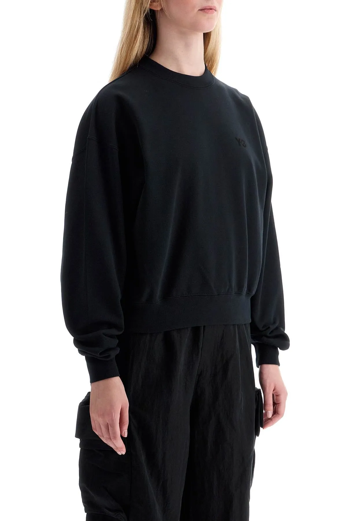boxy crewneck sweat JD9789 BLACK
