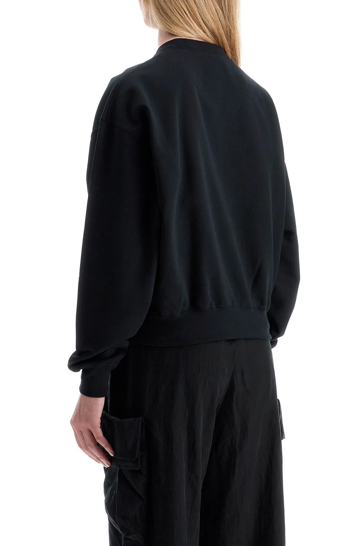 boxy crewneck sweat JD9789 BLACK
