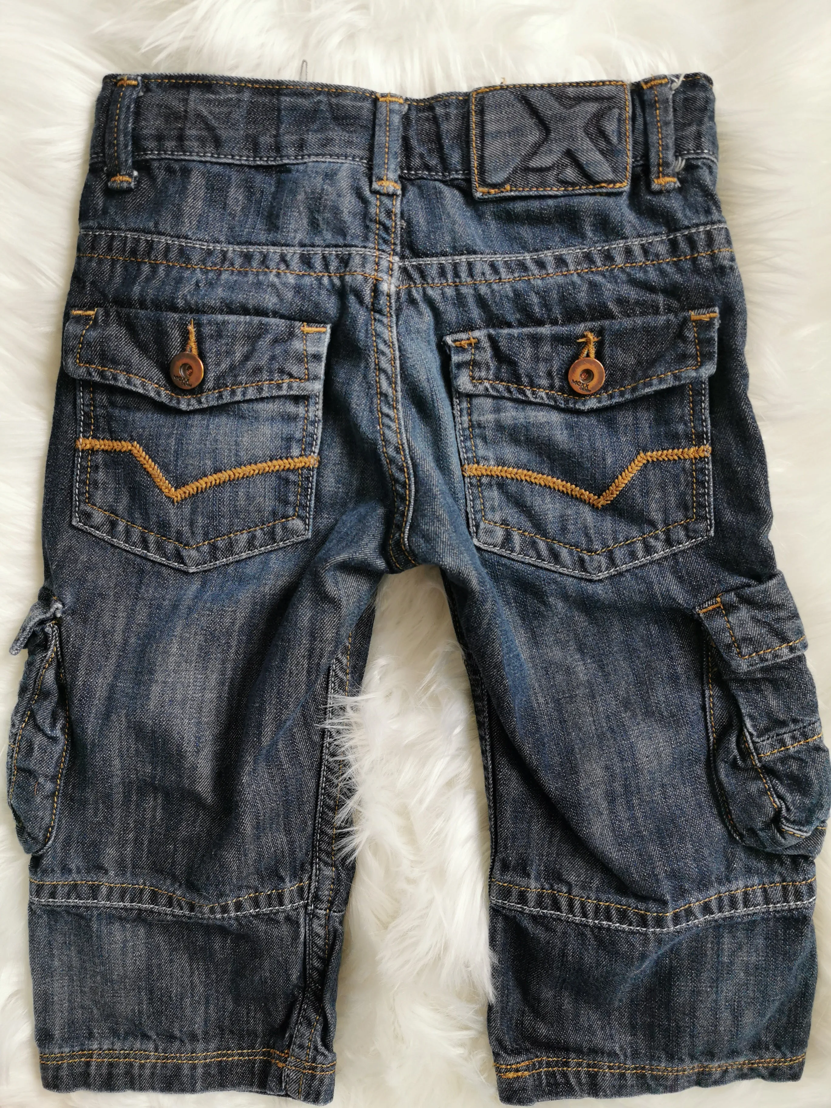 BOY SIZE 6 YEARS - MEXX Kids, Long Denim Shorts EUC B44