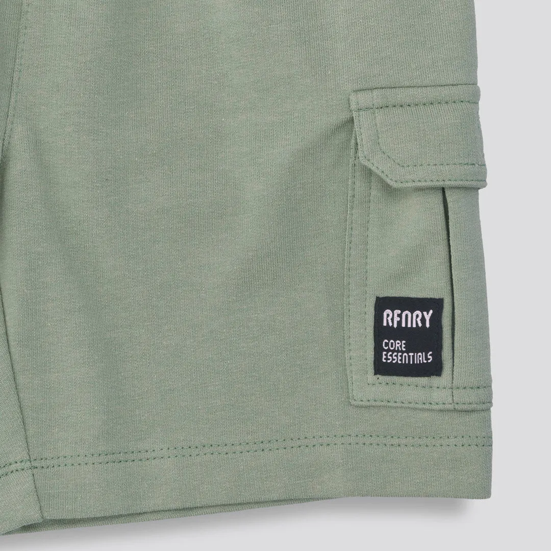Boys Trackie Shorts _ 153369 _ Fatigue