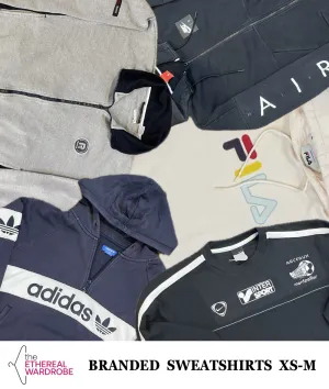 Brand Sweatshirts Xs-M Nike, Adidas, Reebok & Other brands