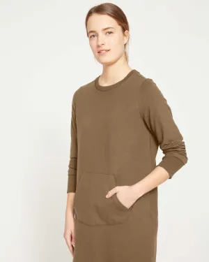 Bree Sweatshirt Dress - Crocodile