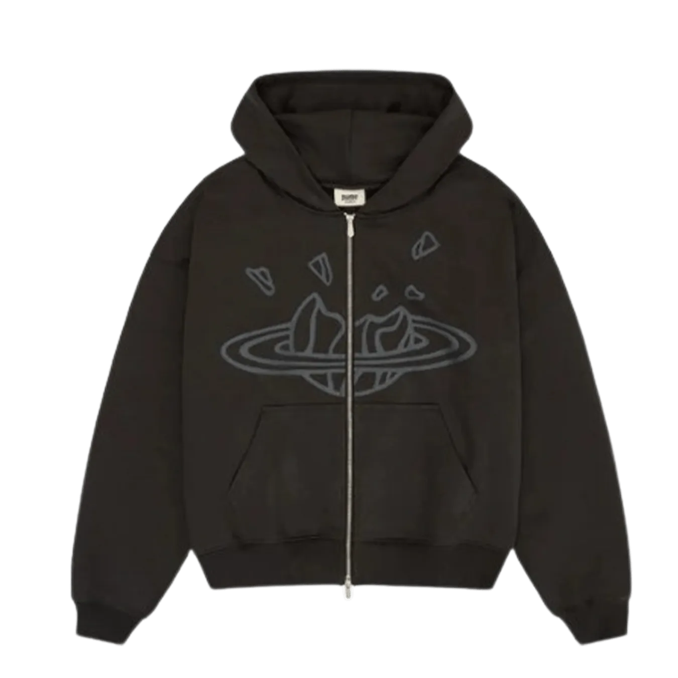 Broken Planet Zip Up Hoodie 'Black'