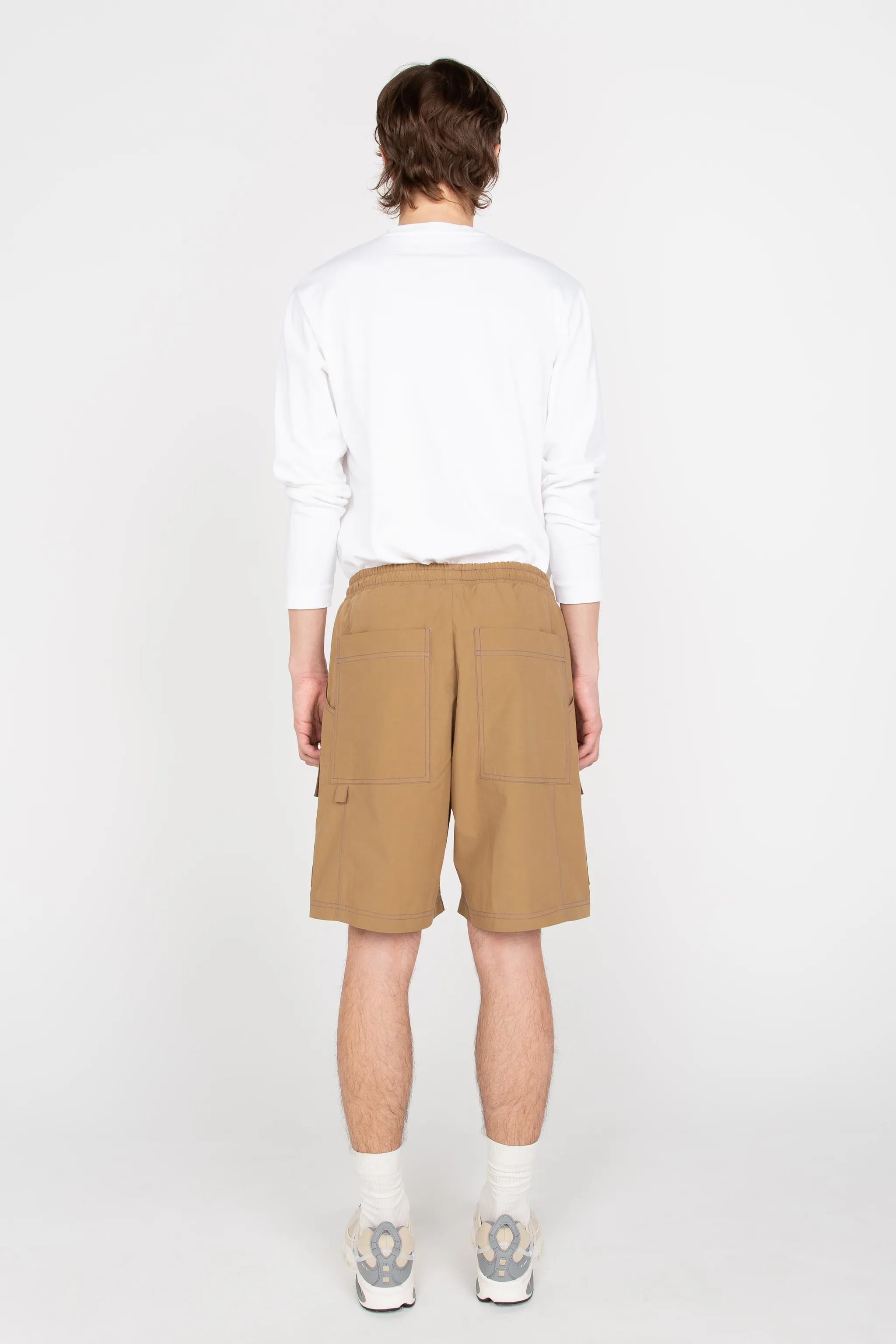 Brown cargo shorts