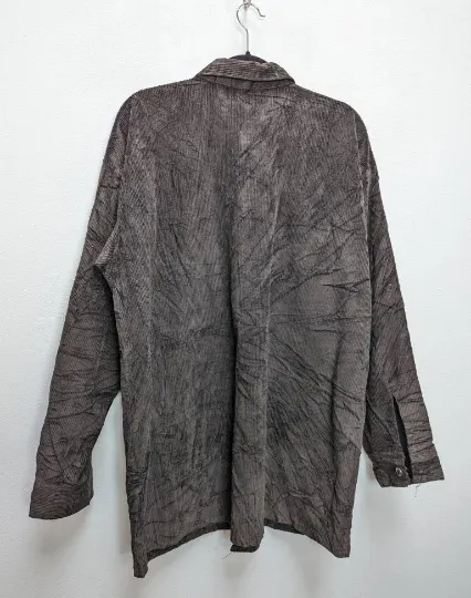 Brown Chunky Corduroy Shirt - L