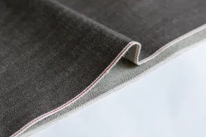 BROWN SOFT SLUB SELVEDGE DENIM *