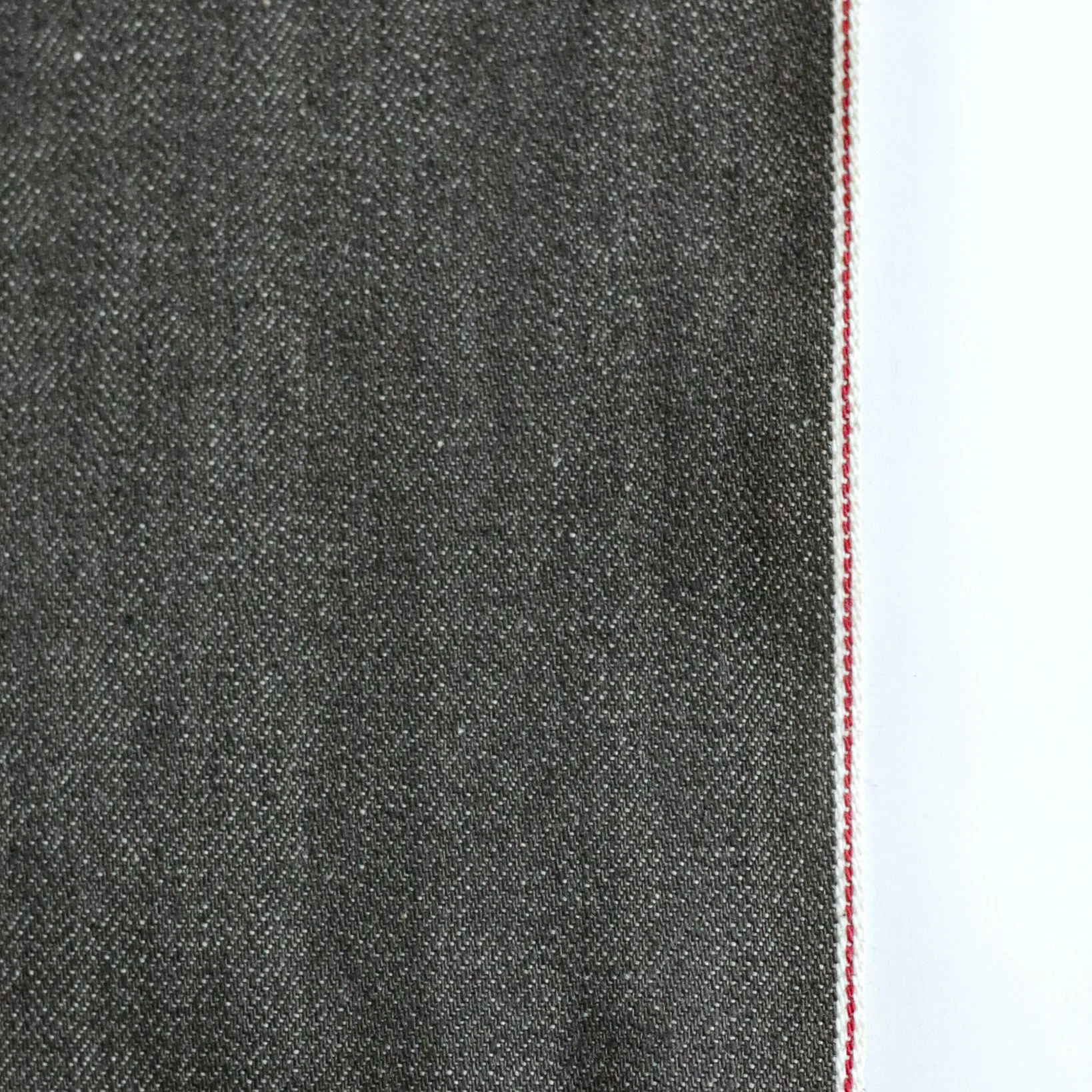 BROWN SOFT SLUB SELVEDGE DENIM *