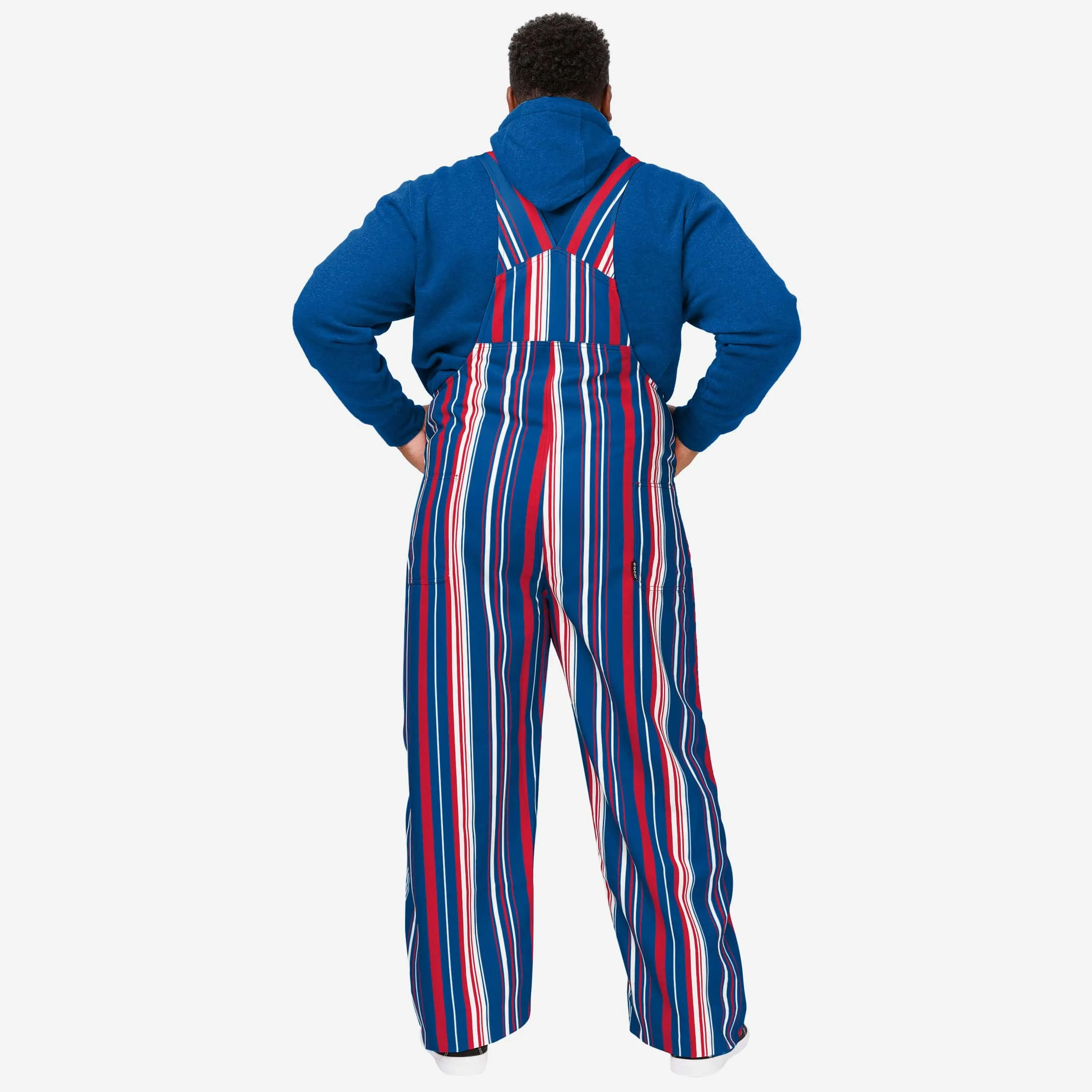 Buffalo Bills Mens Hyper Stripe Bib Overalls