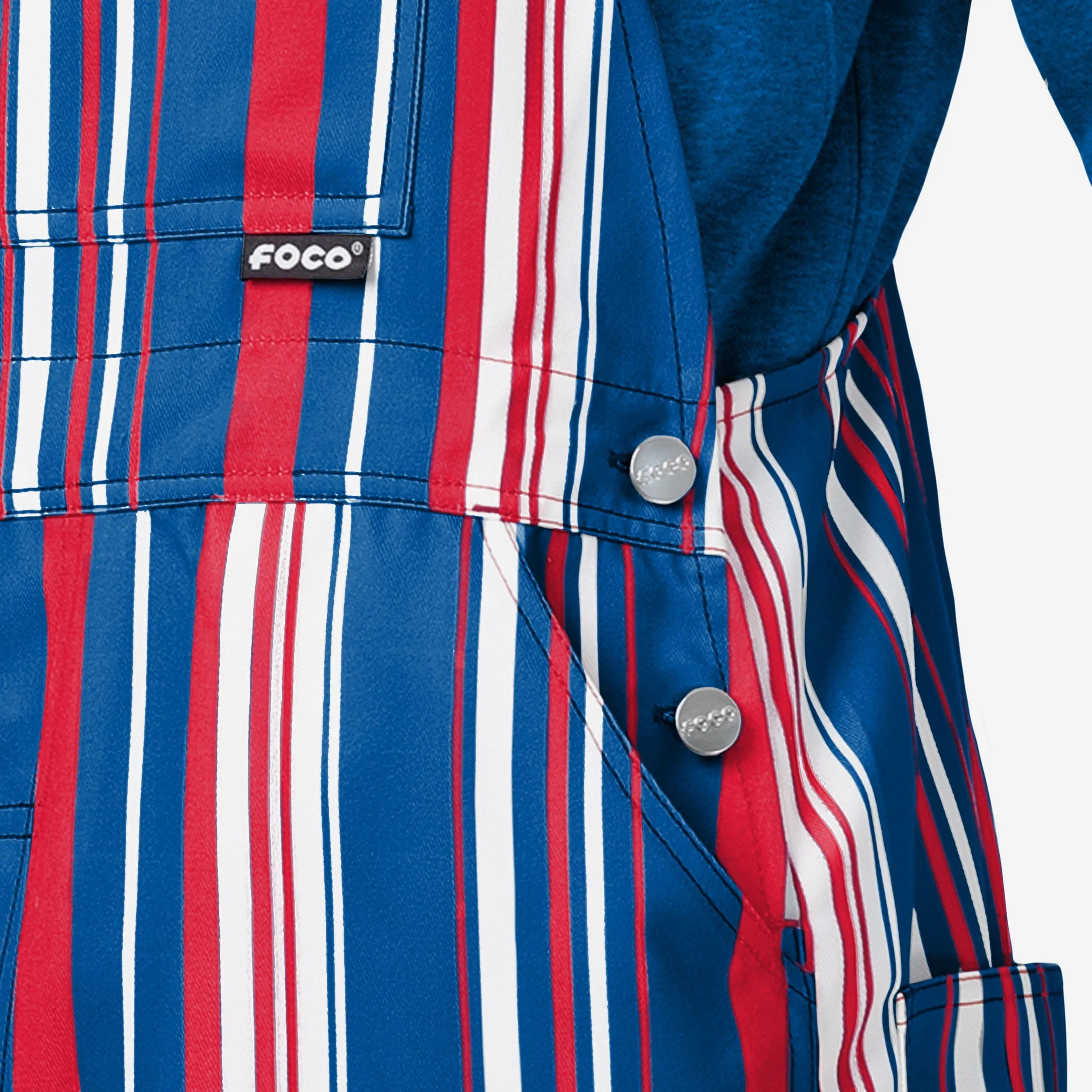 Buffalo Bills Mens Hyper Stripe Bib Overalls