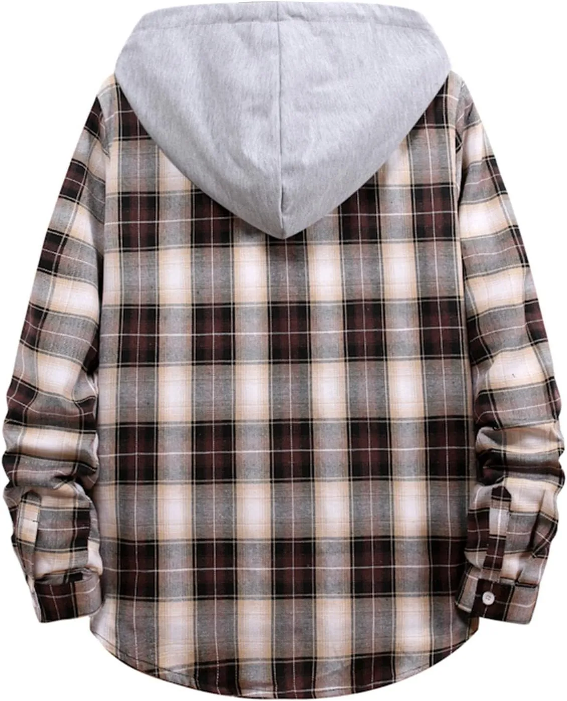 Buffalo Plaid Flannel Shirts Mens Button Down Long Sleeve Cotton Lumberjack Coats Western Cowboy Chequered Shirts