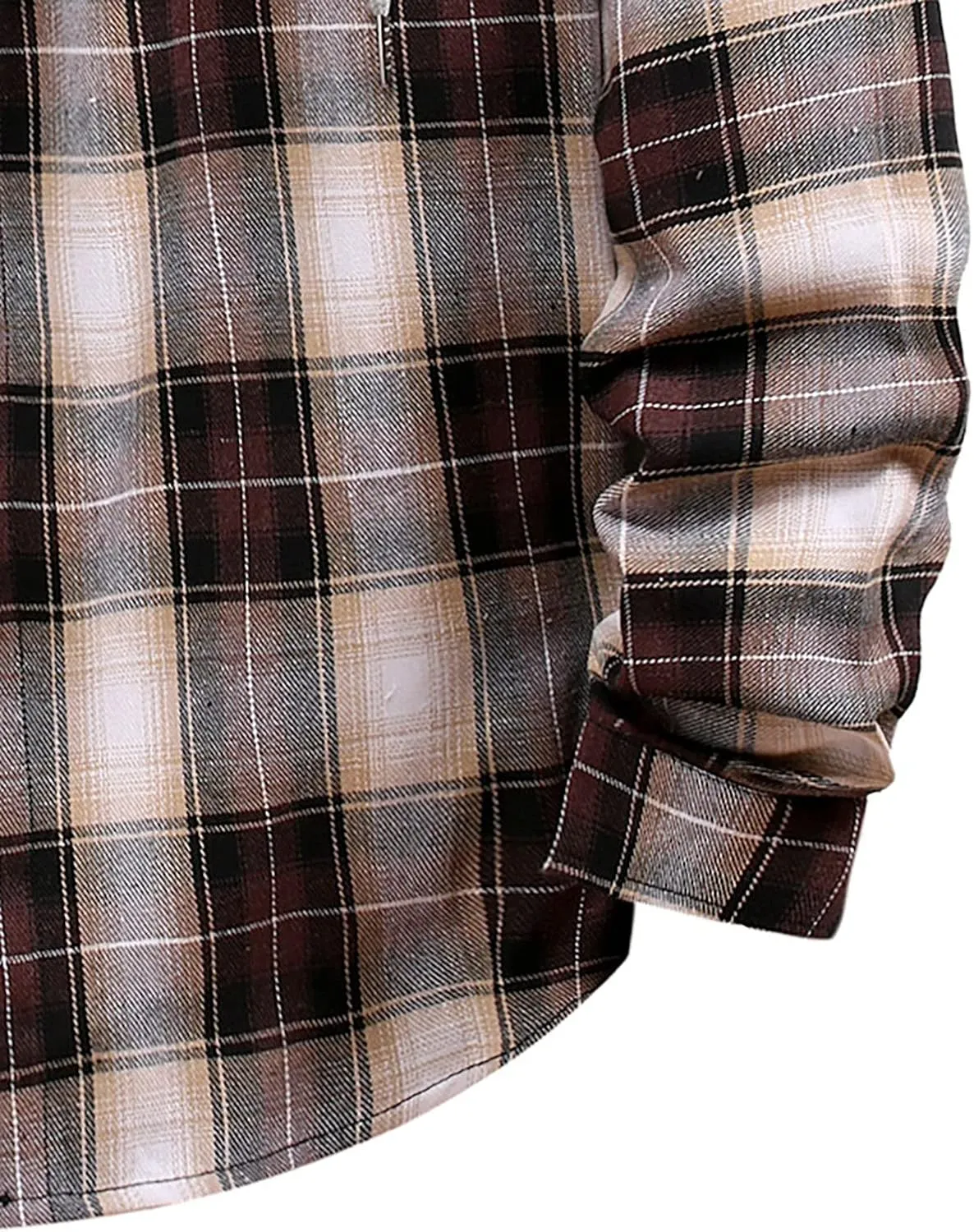 Buffalo Plaid Flannel Shirts Mens Button Down Long Sleeve Cotton Lumberjack Coats Western Cowboy Chequered Shirts
