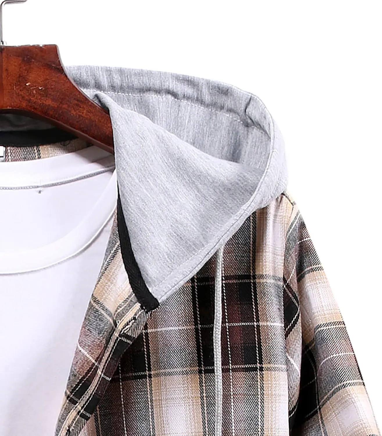 Buffalo Plaid Flannel Shirts Mens Button Down Long Sleeve Cotton Lumberjack Coats Western Cowboy Chequered Shirts