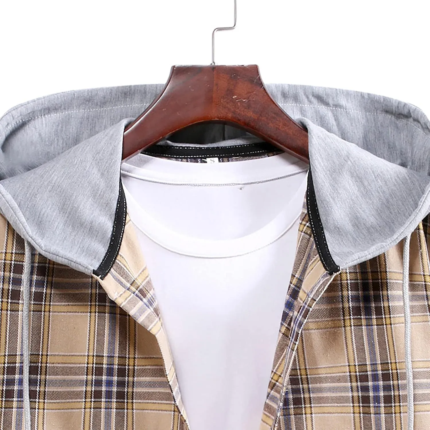Buffalo Plaid Flannel Shirts Mens Button Down Long Sleeve Cotton Lumberjack Coats Western Cowboy Chequered Shirts
