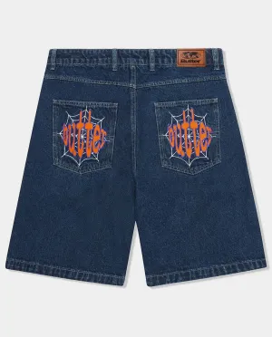 Butter Goods - Spider Denim Shorts - Dark Indigo