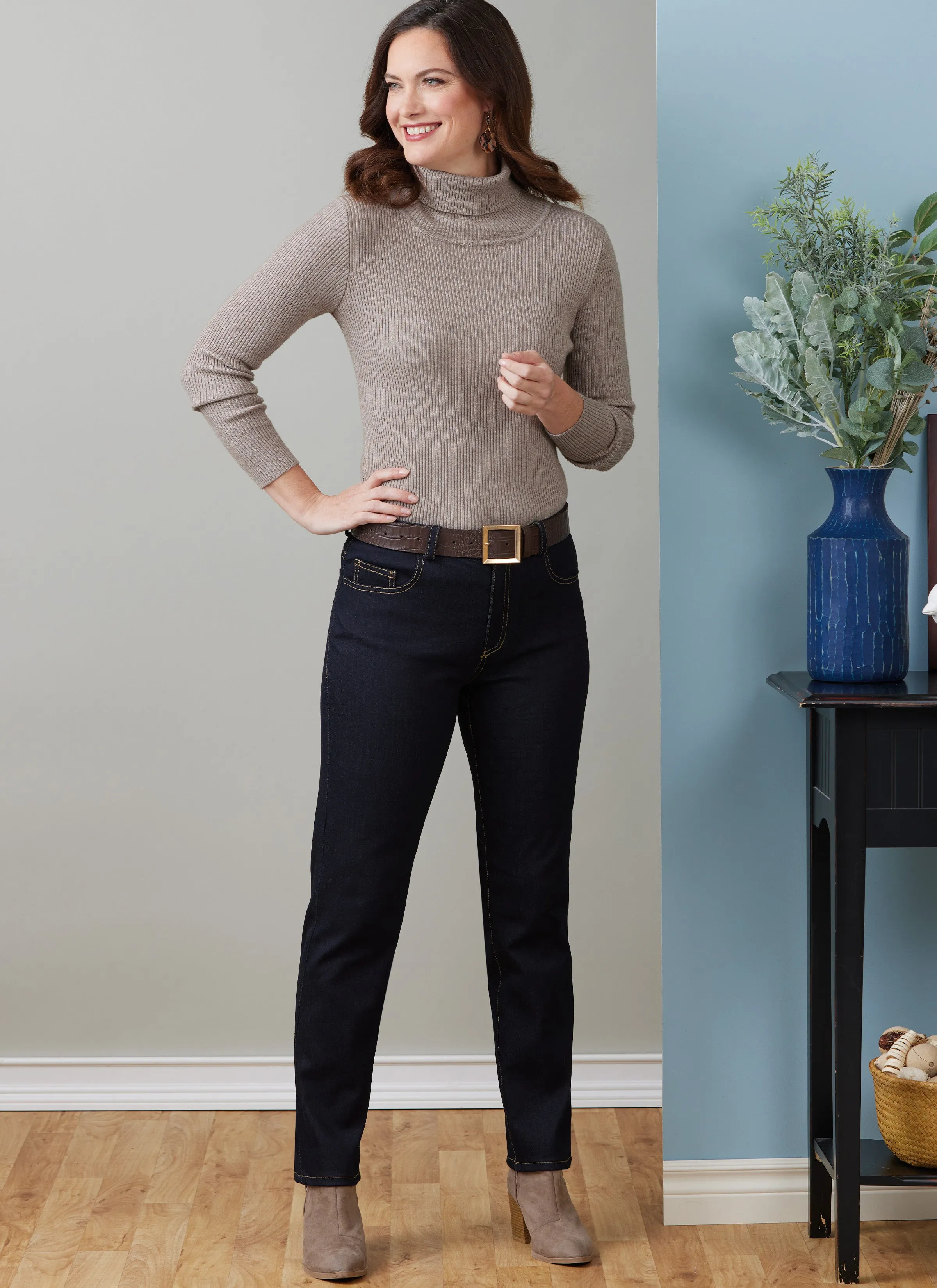 Butterick sewing pattern 6911 Misses' Jeans by Palmer/Pletsch