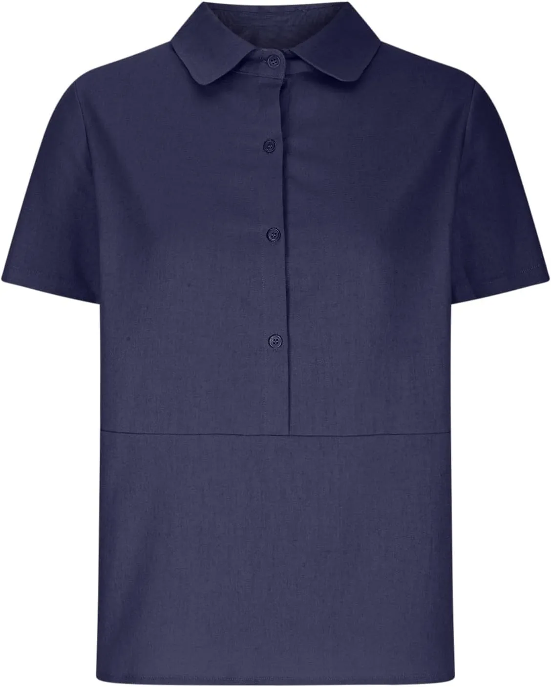 Button Down Shirts for Women Sleeve Button Down Up Shirt Casual Collared V Neck Tops Shirts Cotton Shirts for Women