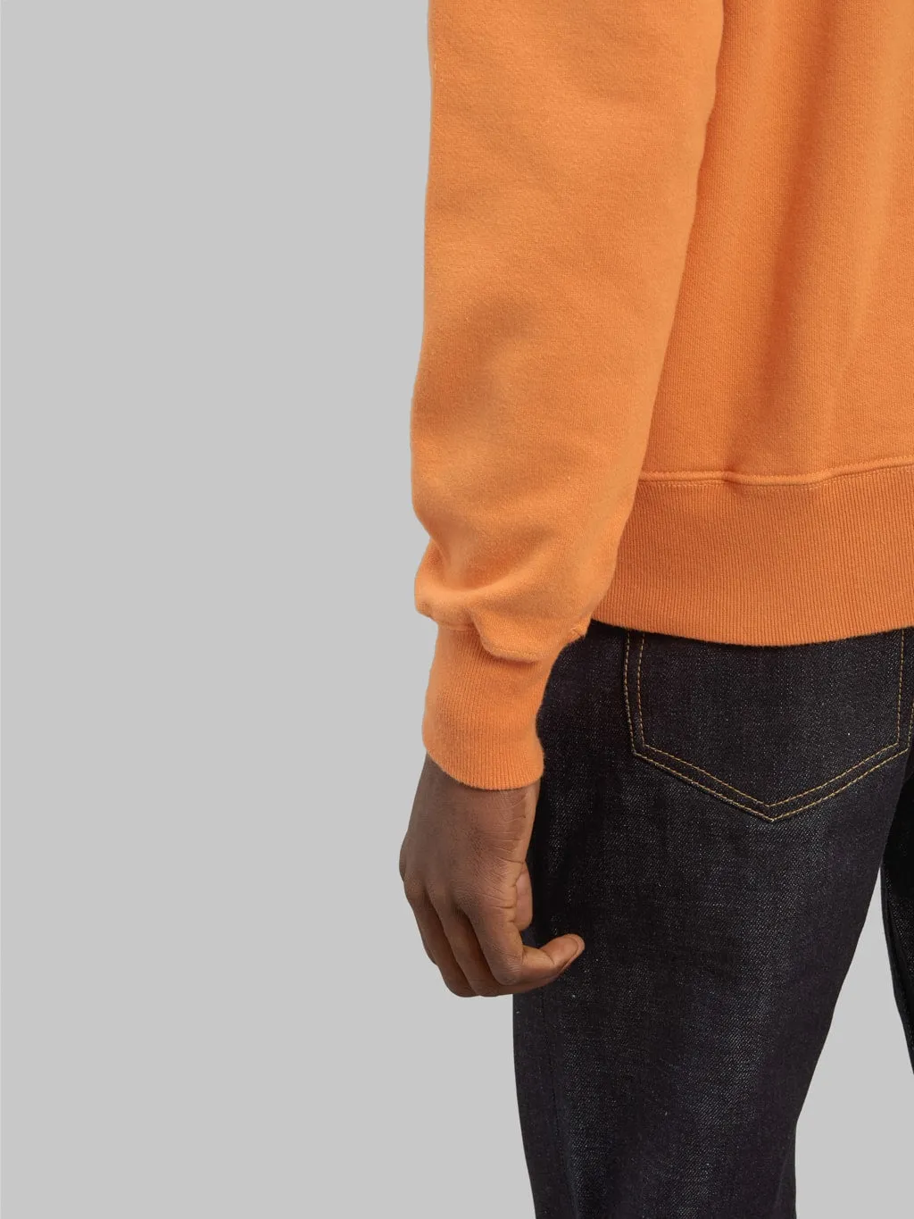 Buzz Rickson's BR69463 Freedom Sleeve Sweatshirt Orange