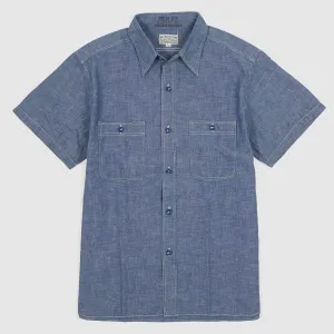 Buzz Rickson's Short Sleeve US Navy Type Chambray Work Shirt