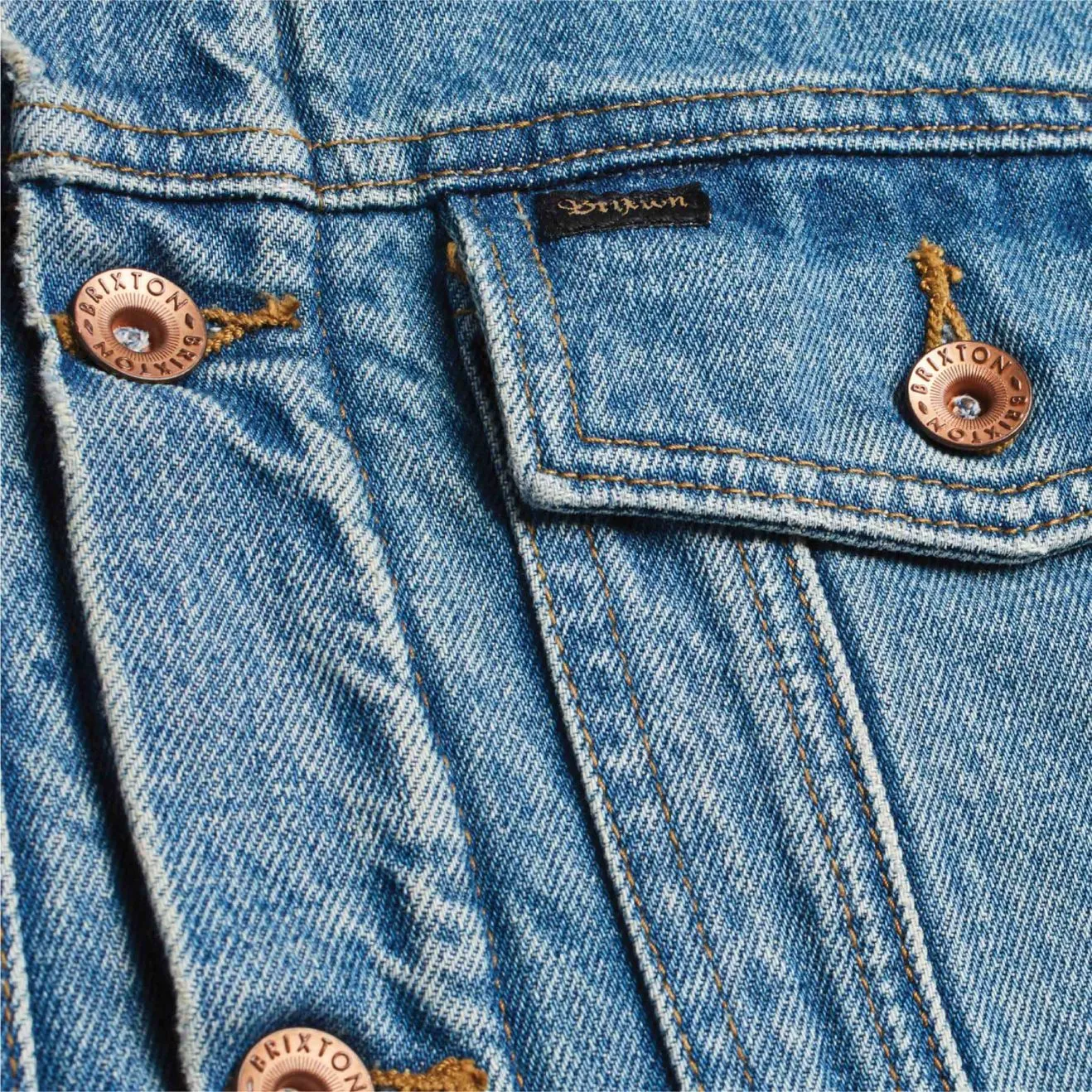 Cable Denim Jacket - Faded Indigo