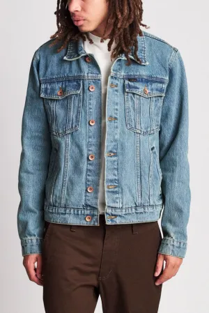 Cable Denim Jacket - Faded Indigo
