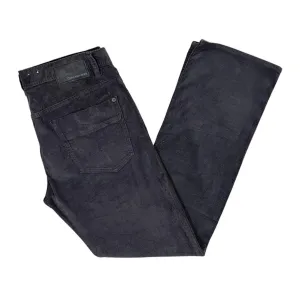 CALVIN KLEIN CK JEANS Charcoal Black Corduroy Cord Straight Leg Trousers