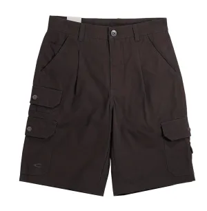 camel active Men Cargo Shorts in Regular Fit with Multipockets in 3 Colours Solid Cotton Canvas 9-303AW23CT0880