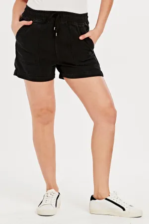 CAMILLE HIGH RISE SHORTS BLACK