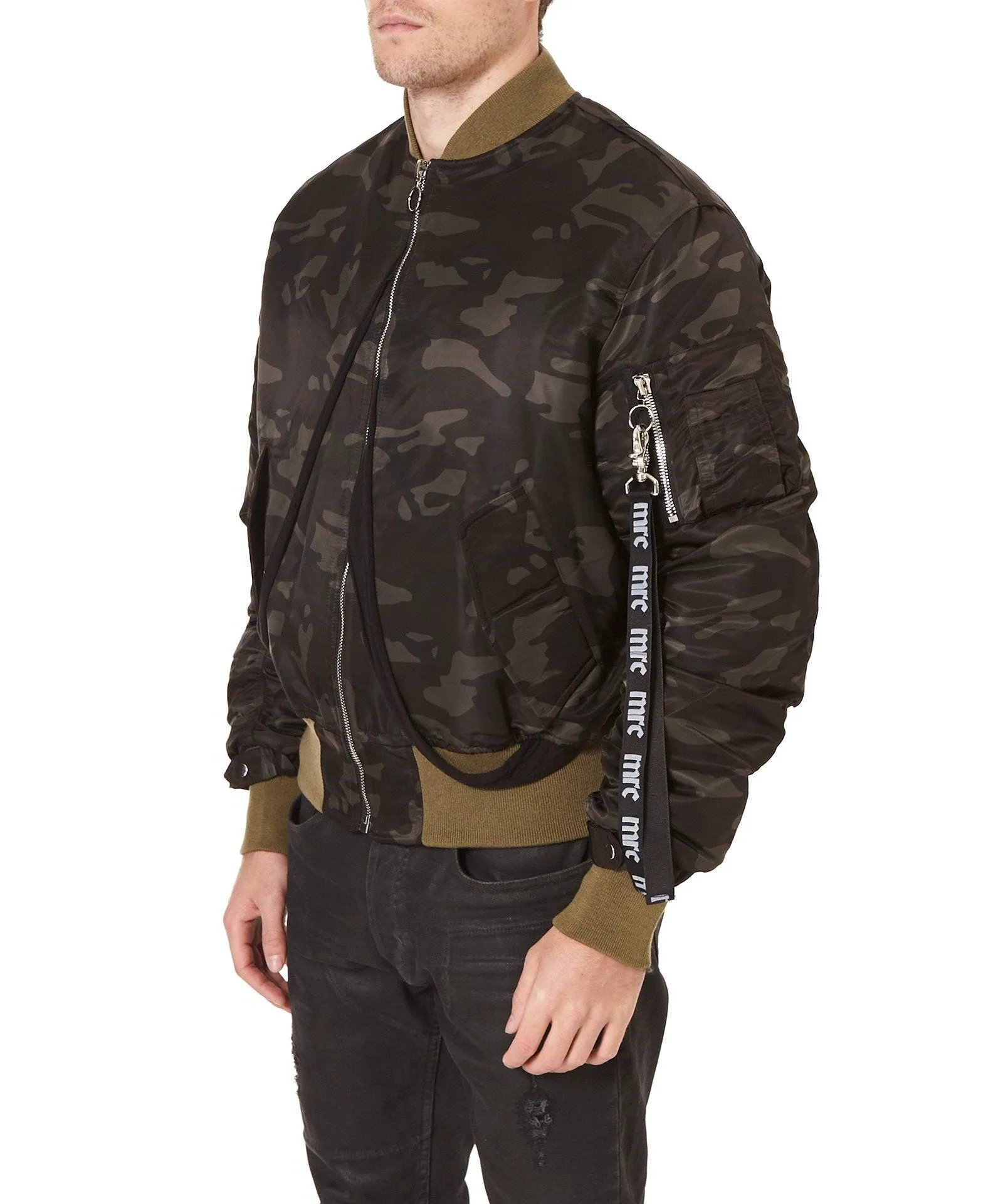 CAMO BOMBER JACKET
