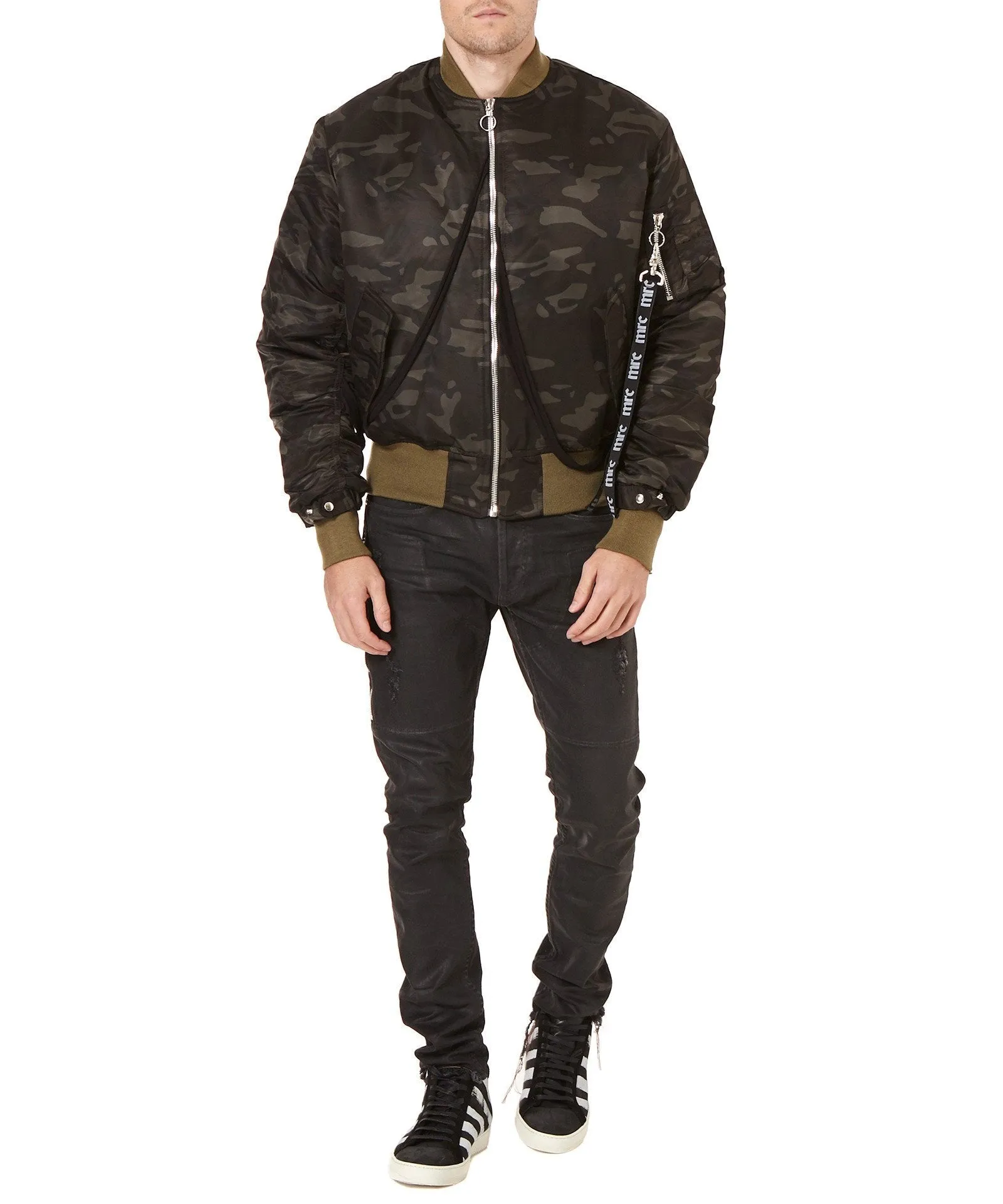 CAMO BOMBER JACKET