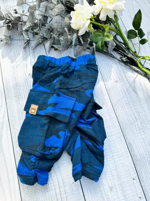 Camouflage cargo shorts