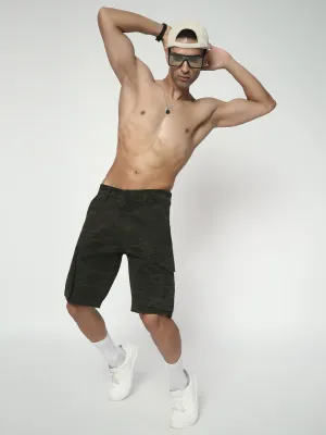 Camouflage shorts(Look three)
