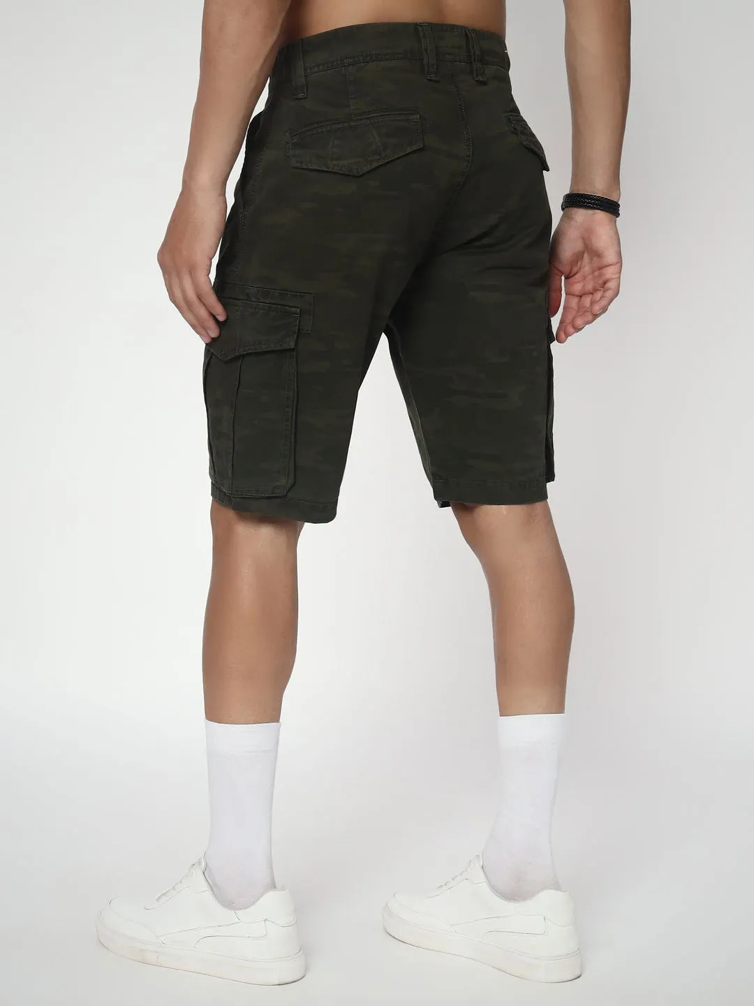 Camouflage shorts(Look three)