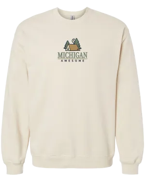 Camp Embroidered Crewneck Sweatshirt