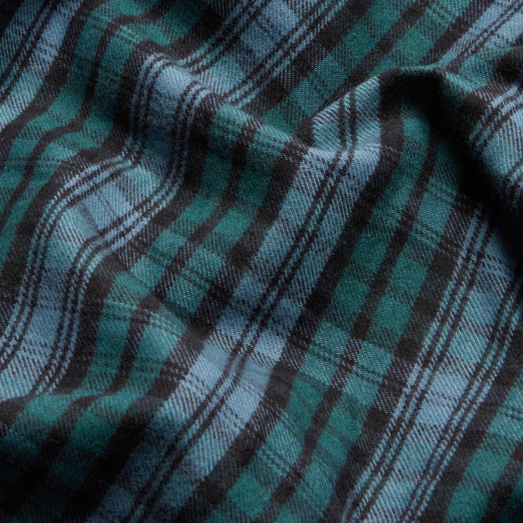 Canopy Heathcliff Plaid Flannel Cotton Pillowcase (Pair)