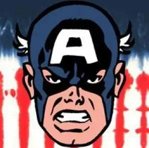 Captain America Vintage Tie-Dye T-Shirt