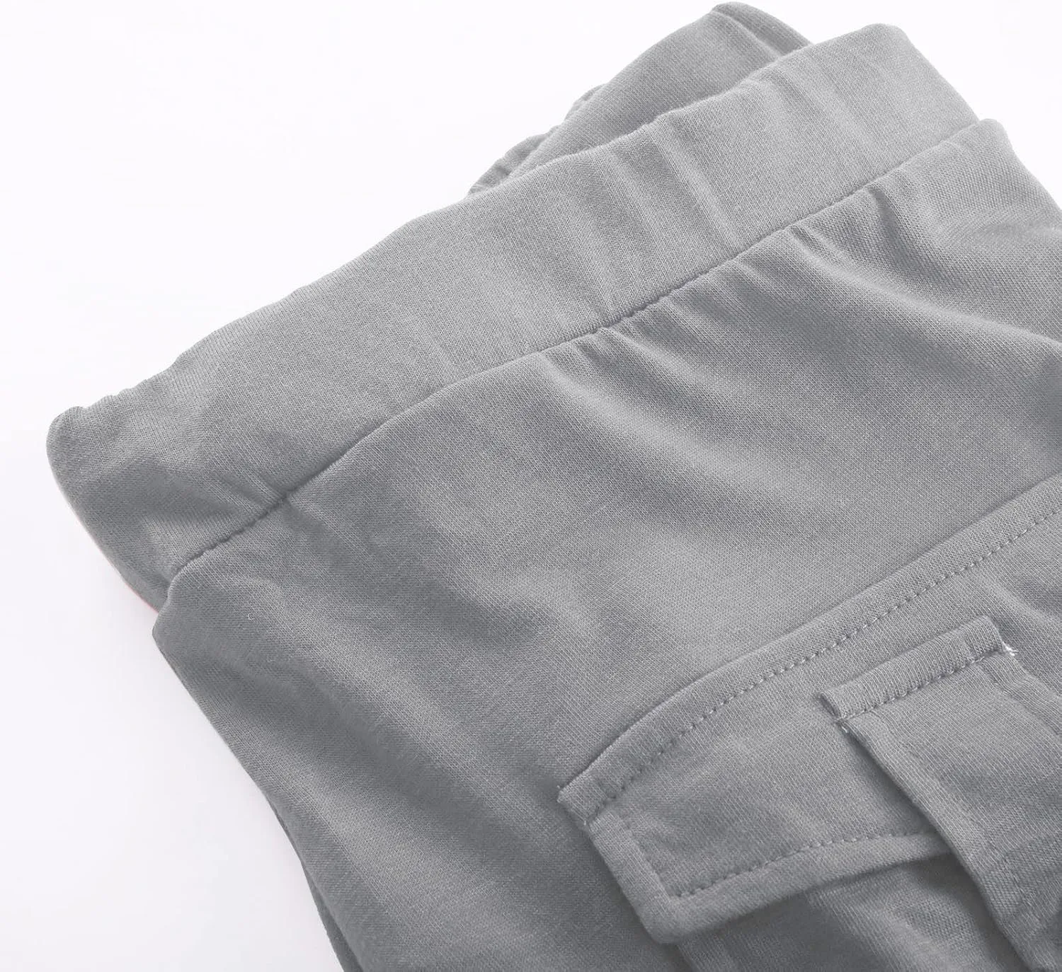 Cargo Pants Women Summer Casual Elastic Mid Rise Lightweight Capris Stretchy Tactical Tavel Hiking Jogger Pant