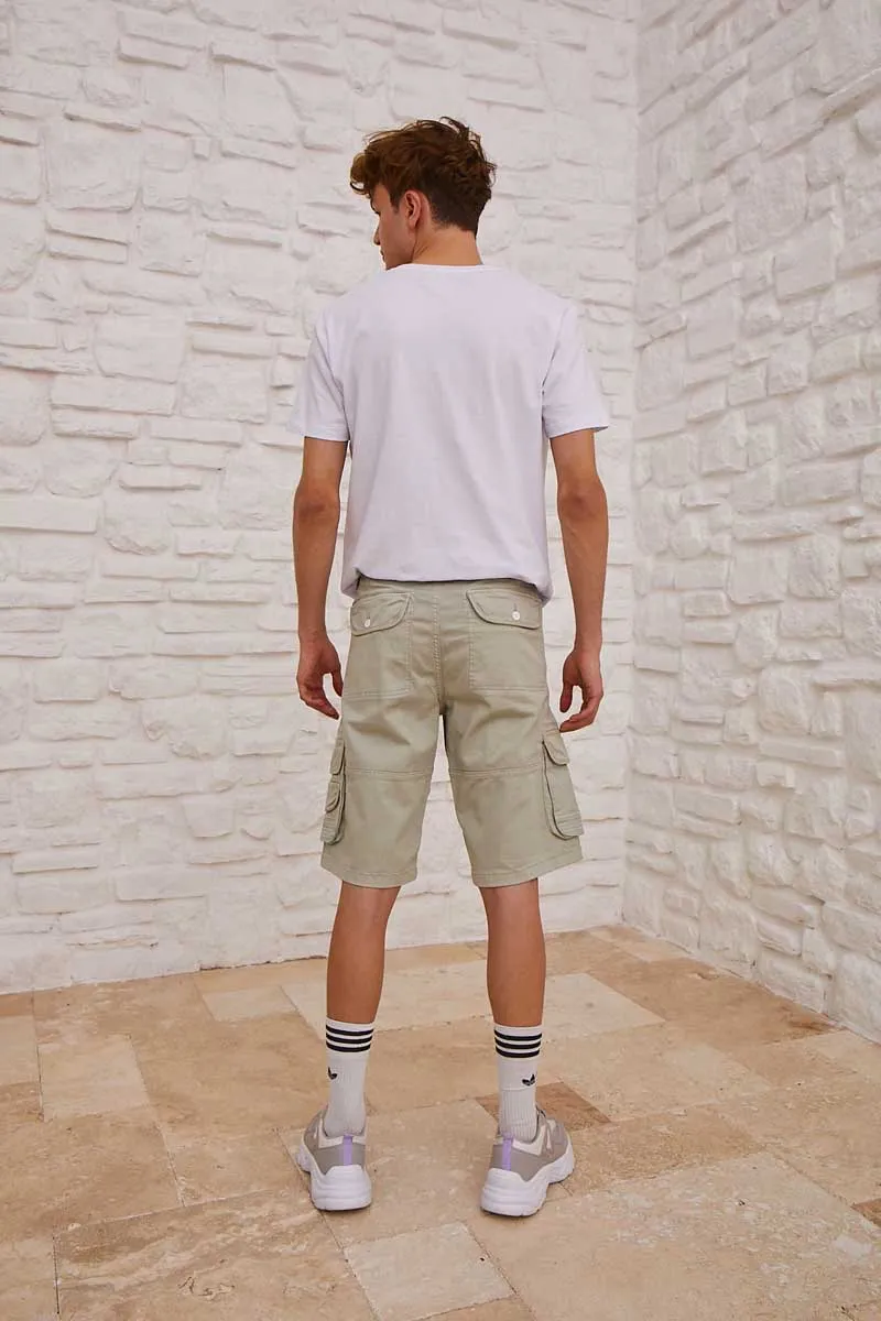 Cargo Pocket Short For Men - Grey
