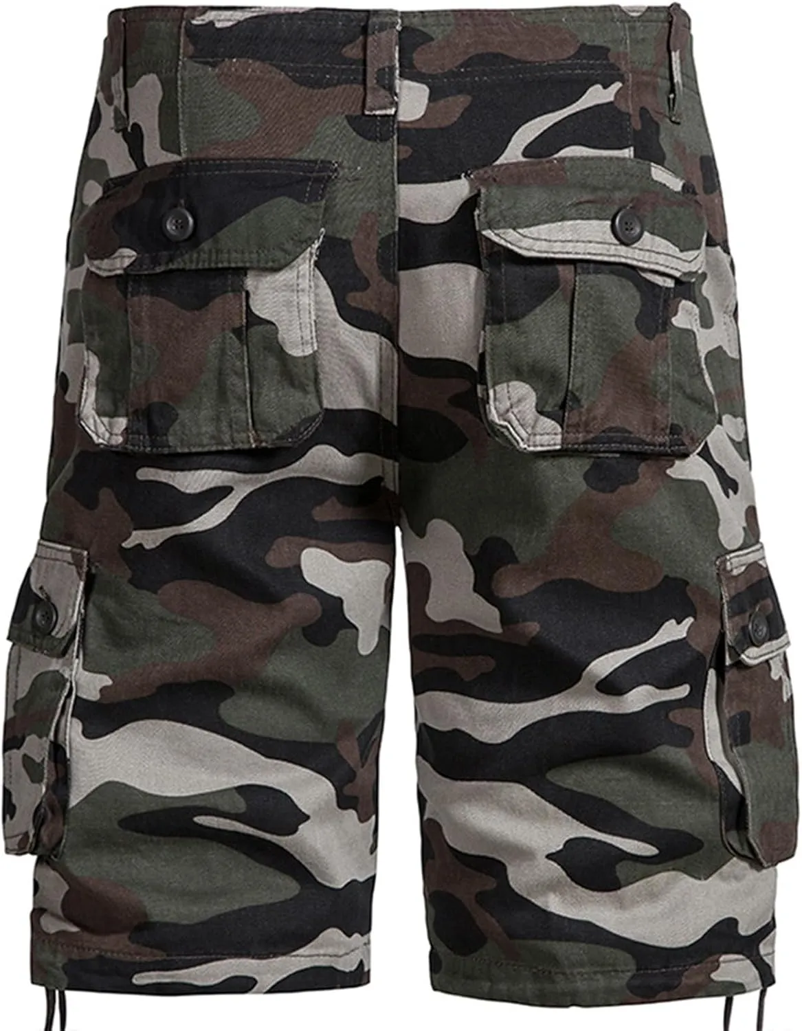 Cargo Shorts for Men Cotton Shorts Camo Shorts with Multi Pockets Work Shorts Hiking Shorts Baggy Outdoor Bottom