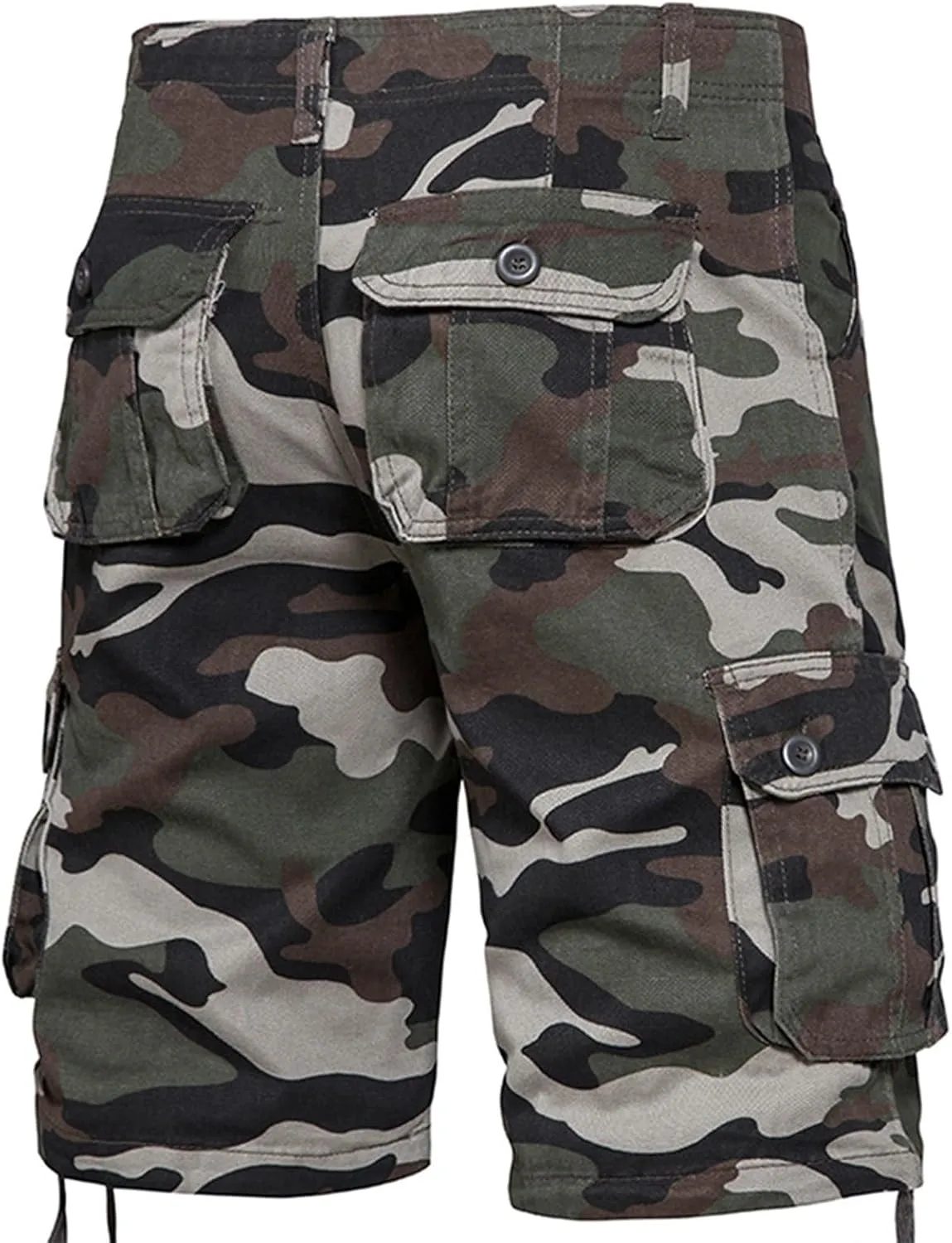 Cargo Shorts for Men Cotton Shorts Camo Shorts with Multi Pockets Work Shorts Hiking Shorts Baggy Outdoor Bottom
