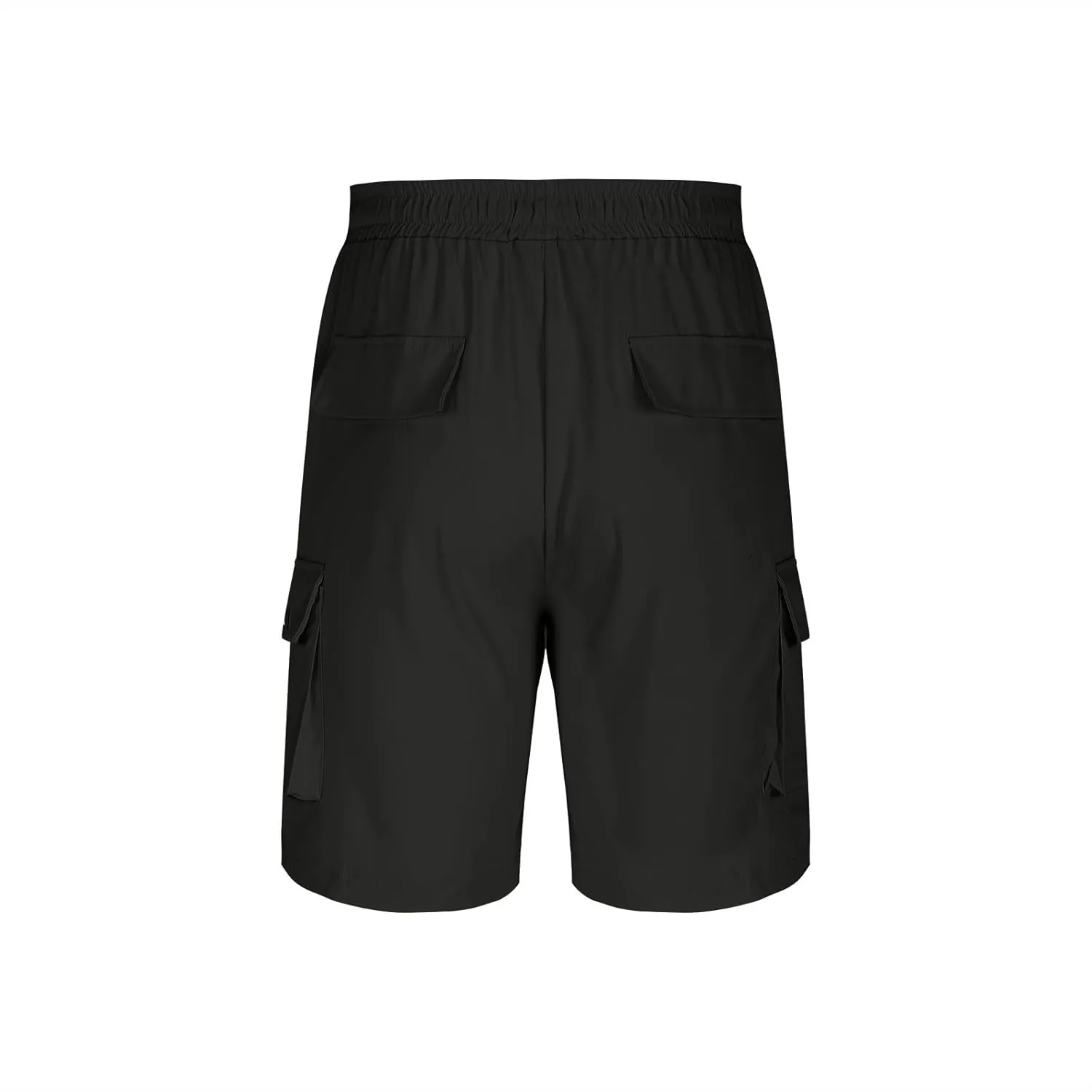 Cargo Shorts Men Drawstring Waist Utility Pocket Shorts for Outdoor Casual Bermudas or Daily Function Wear Golf