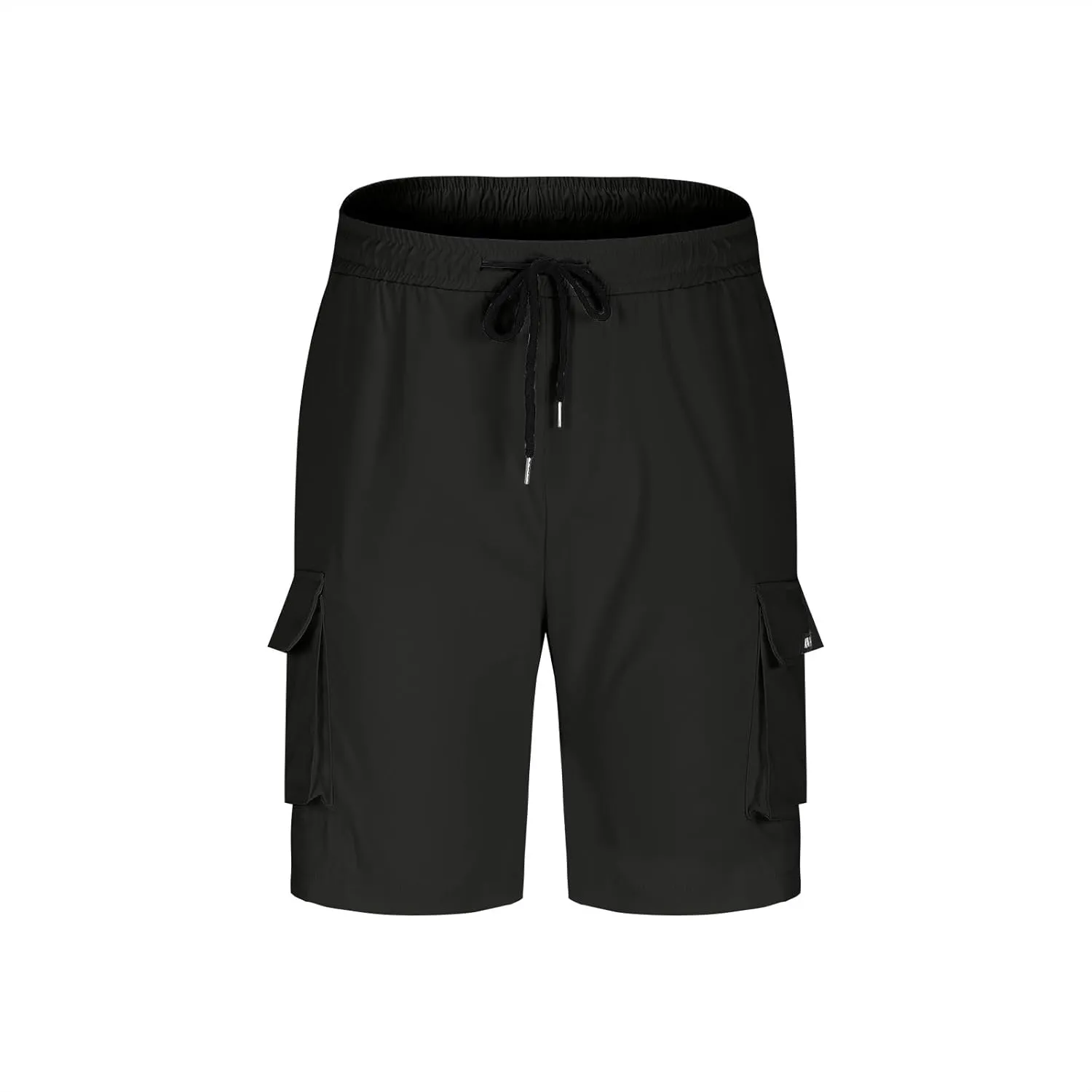 Cargo Shorts Men Drawstring Waist Utility Pocket Shorts for Outdoor Casual Bermudas or Daily Function Wear Golf
