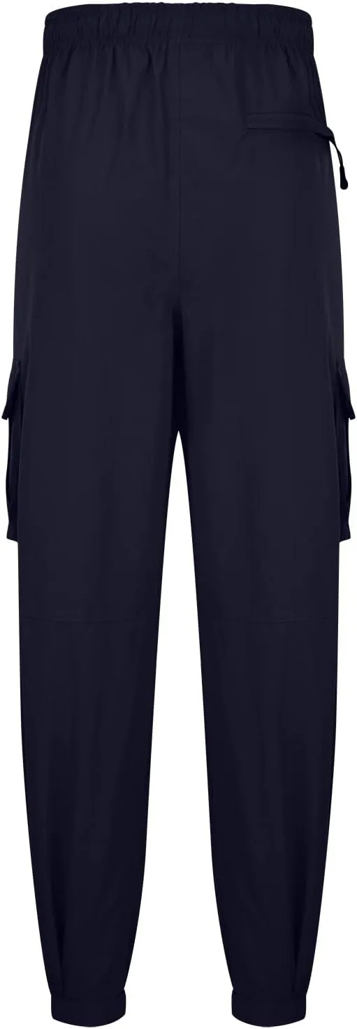 Cargo Sweatpants for Men Casual Fitness Drawstring Cargo Pants Workout Joggers Trousers Outdoor with Mutil Pockets